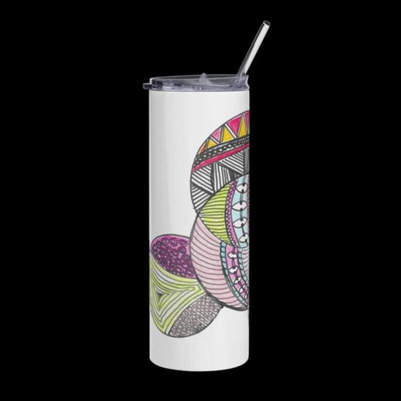 Dahlia Tumbler by Momma Balisti - 20oz Stainless Steel Tumbler @MommaBalisti - Picture 4 of 4